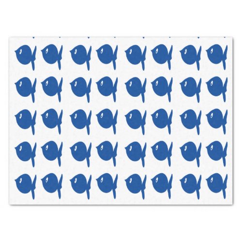 Fun Blue Fish Tissue Paper