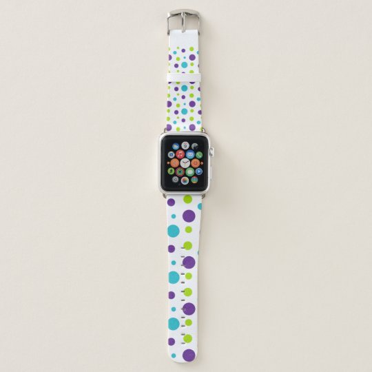 Beautifully Drawn Fun Spring Flowers. Apple Watch Band | Zazzle.com