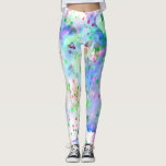 Fun Blue Green Purple & Pink Paint Splatter Leggings<br><div class="desc">These leggings feature a fun design of watercolor paint splatters in shades if blue,  green,  purple and pink. Artsy,  unique and trendy,  these leggings are sure to make a splash wherever you wear them!</div>