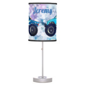 Fun Blue Monster Trucks 4x4 Table Lamp (Front)