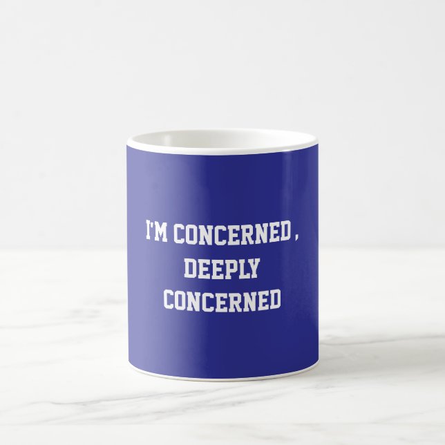 Fun Blue Sarcastic quote for teachers Coffee Mug (Center)
