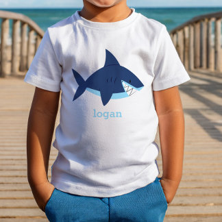 Fun Blue Shark Toddler T-shirt