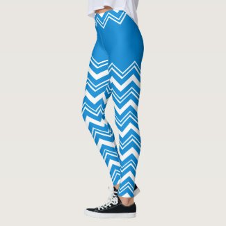 Fun Blue Zigzag Stripes