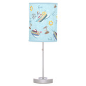 Fun Boat Blue Table Lamp (Front)
