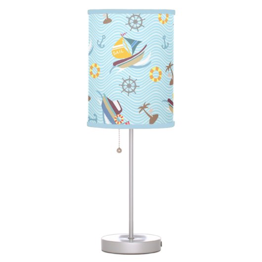 Fun Boat Blue Table Lamp (Right)
