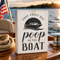 Fun Boating Humor Rustic Modern Boat Gift