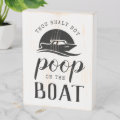 Fun Boating Humor Rustic Modern Boat Gift Wooden Box Sign | Zazzle