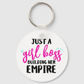 FUN, BOLD GIRL BOSS GIRLY TYPOGRAPHY KEYCHAIN