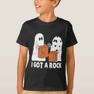 Fun Boo Ghost Scary I Got A Rock Halloween T-Shirt