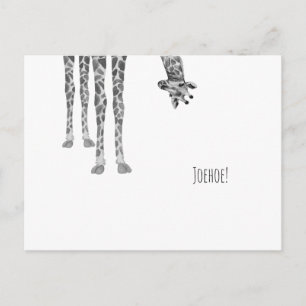 Fun Boo Quote, Saying Goodbye, Giraffe Card