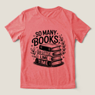 Fun book lovers word art  Tri-Blend shirt
