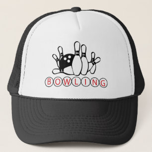 Fun Bowling ball and pins league lovers hat