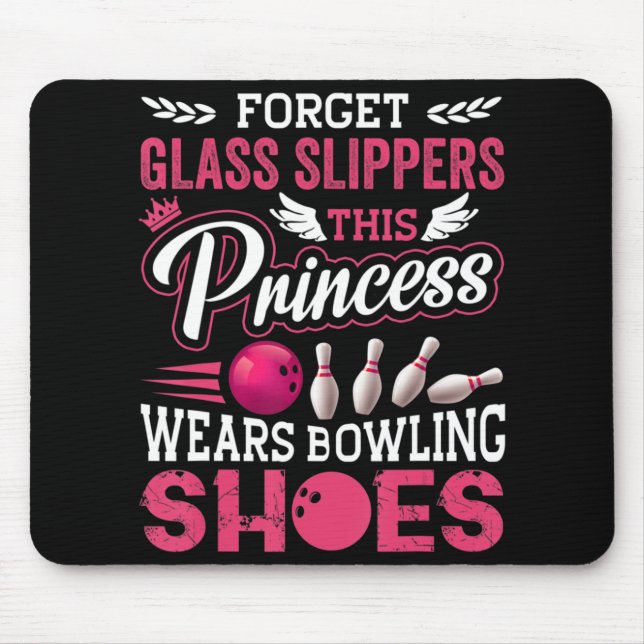 Fun Bowling  For Women Girls Kids Mom Wife Mouse Pad (Front)
