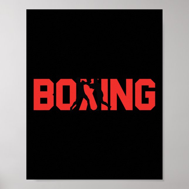 Fun Boxing Gift Sparring Partner Boxer  Poster (Front)