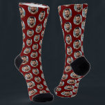 Fun Boyfriend Photo for Girlfriend Burgundy Socks<br><div class="desc">These fun boyfriend photo (for girlfriend) burgundy maroon socks feature your own photo in trendy offset pattern and are a cute way for your girlfriend or wife to remember you as she pulls on her socks! This is a great Christmas or birthday gift and your girlfriend or wife will love...</div>