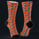 Fun Boyfriend Photo for Girlfriend Sporty Orange Socks<br><div class="desc">These fun boyfriend photo (for girlfriend) sporty orange socks feature your own photo in trendy offset pattern and are a cute way for your girlfriend or wife to remember you as she pulls on her socks! This is a great Christmas or birthday gift and your girlfriend or wife will love...</div>