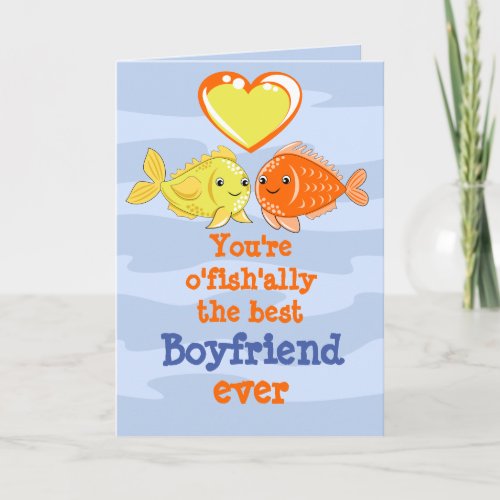 Fun Boyfriend Valentines Card