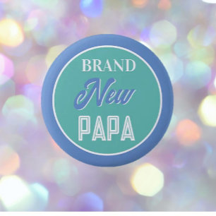 Fun! Brand new Papa pin/button Button