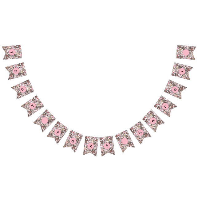 fun breast woman bunting flags (All)