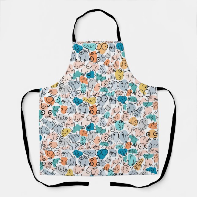 fun breastfeeding design apron (Front)