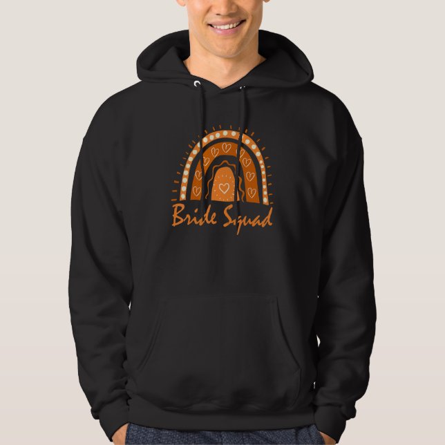 Fun Bride Squad Bachelorette Party Crew Matching G Hoodie (Front)