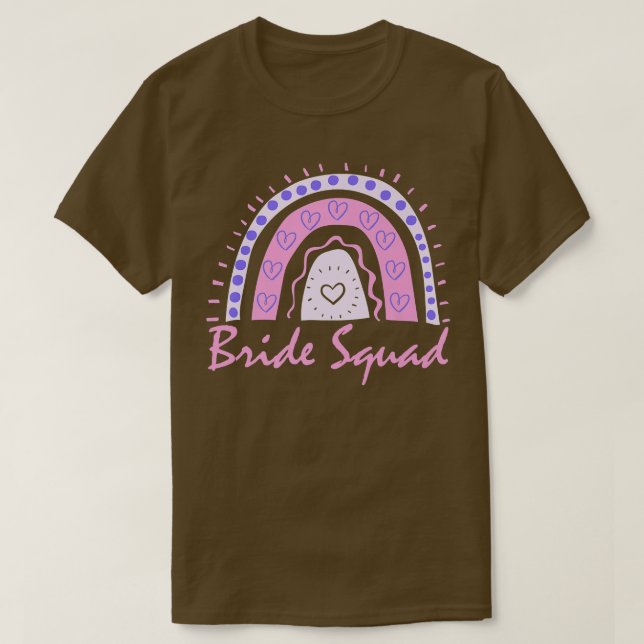 Fun Bride Squad Bachelorette Party Crew Matching G T-Shirt (Design Front)