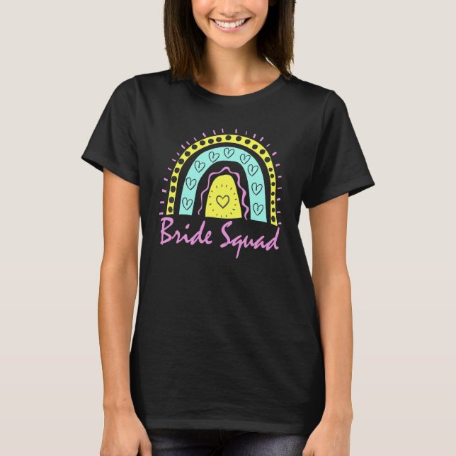Fun Bride Squad Bachelorette Party Crew Matching G T-Shirt (Front)