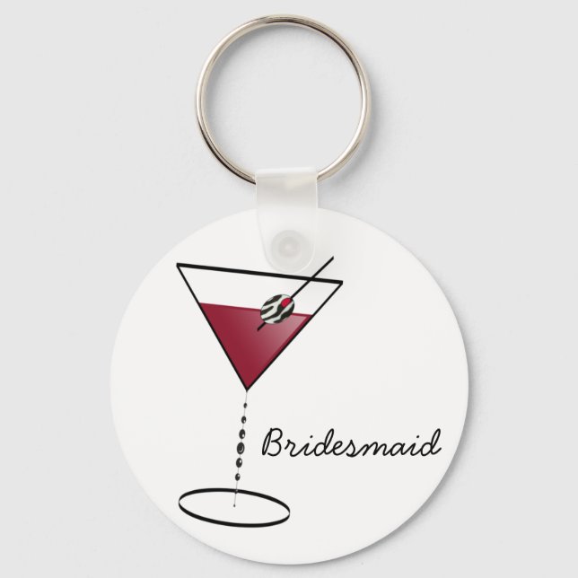 Fun Bridesmaid Favors Keychain (Front)