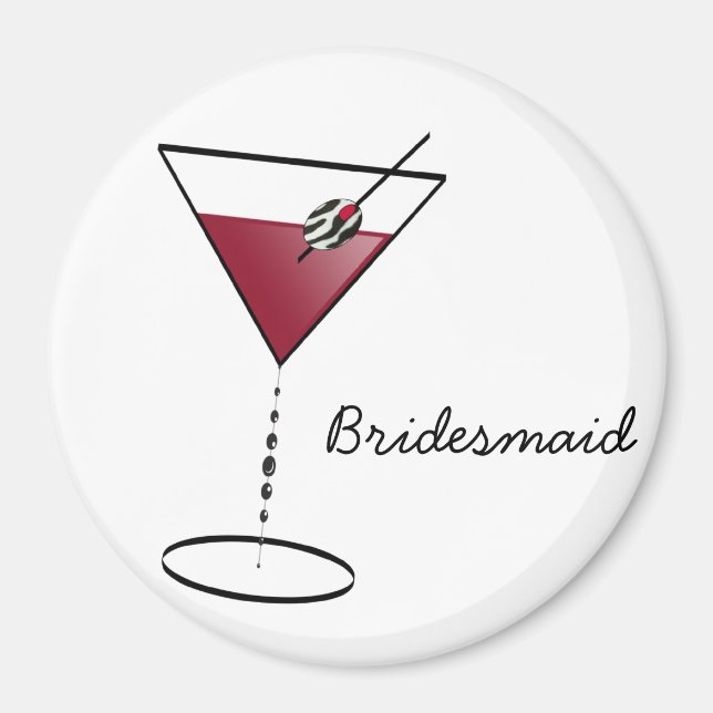 Fun Bridesmaid Favors Magnet (Front)