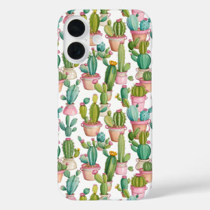 Fun bright cacti  iPhone 16 case