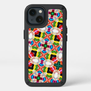 Fun Bright Colored Pencil Kaleidoscope Pattern Speck iPhone 13 Case
