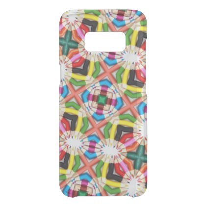 Fun Bright Colorful Kaleidoscope Cross Pattern Uncommon Samsung Galaxy S8 Case