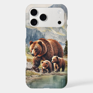 Fun Brown bear lovers iPhone 17 Pro Max Case