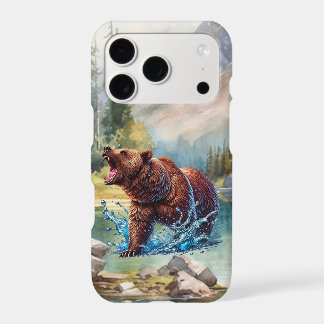 Fun Brown bear lovers iPhone 17 Pro Case