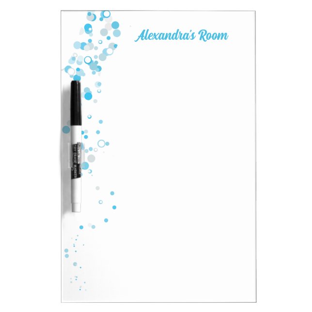 Fun Bubble Custom Dry Erase White Board (Front)