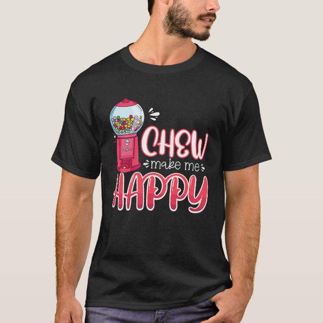 Fun bubble gum for chewing gum T-Shirt (Front)