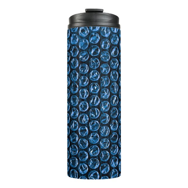 FUN Bubble Wrap Blue Thermal Tumbler (Front)