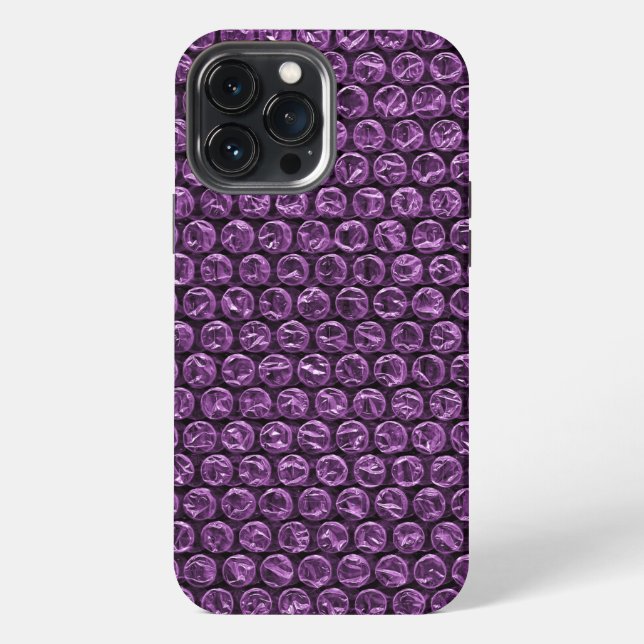 FUN Bubble Wrap Red  Iphone Case (Back)