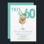 Fun Bubbly Drink 60th Birthday Party Invitation<br><div class="desc">Fun Bubbly Drink 60th Birthday Party Invitation
What a fun way to celebrate someone special!</div>