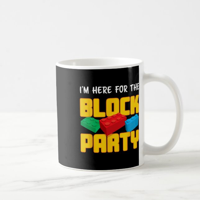 Fun Building Blocks Block Party Pre-k Men Women Ki Coffee Mug (Right)