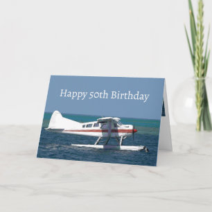 Fun Bush Plane From One Vintage Model 50th Card