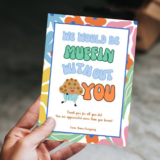Fun Business Team Employee Staff Thank You Card