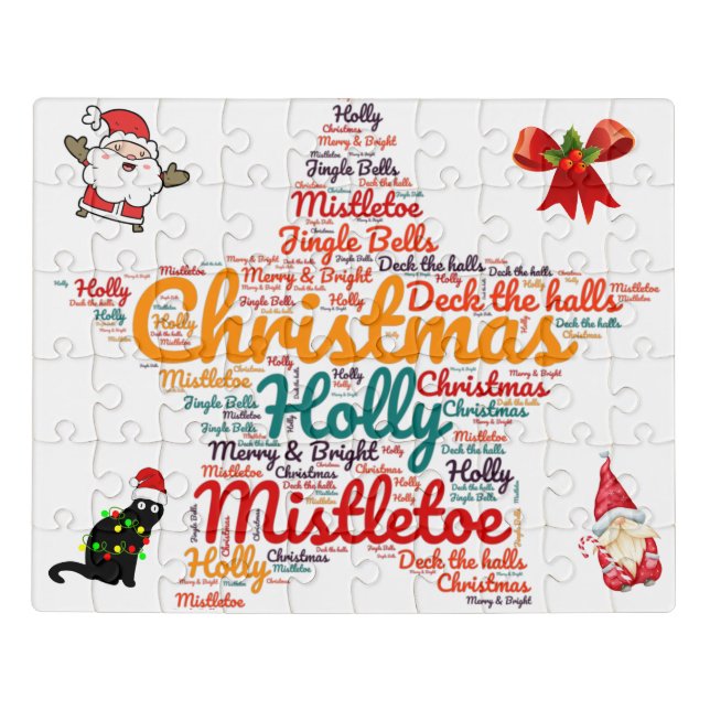 Fun but Challenging Christmas Jigsaw Puzzle (Puzzle Horizontal)