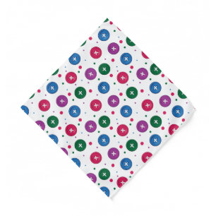 Fun Buttons & Dots Bandana