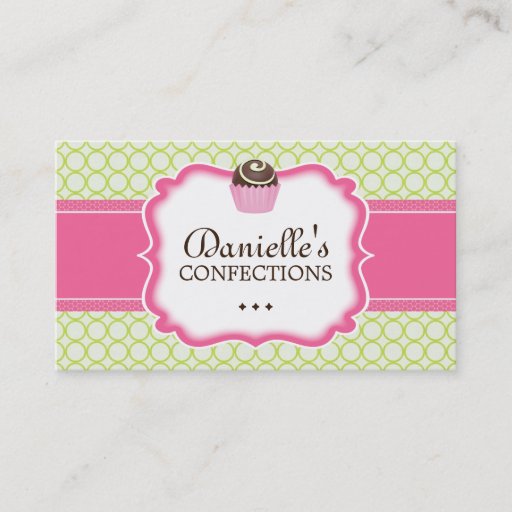Customizable Fun Cake Ball Business Cards