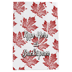 Fun Canada Favor Bags Personalized Canada Bags