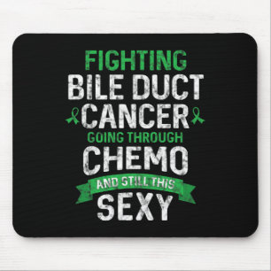 Fun Cancer Fighter Bile Duct Cancer Patient Chemo Mouse Pad