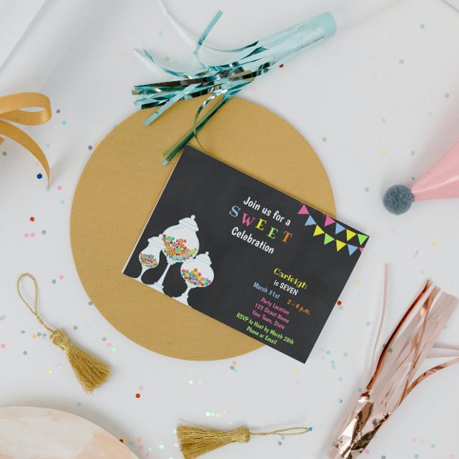 Fun Candy Birthday Invitation (Creator Uploaded)