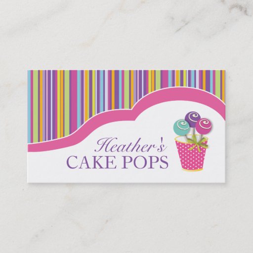 Customizable Fun Candy Store Business Cards