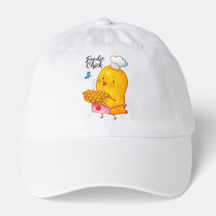 Fun cap featuring adorable chick designs